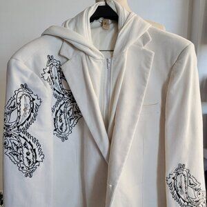 Men’s Pronti Collection by Phita Embroidered Coat w/Hoodie (Size: XL)